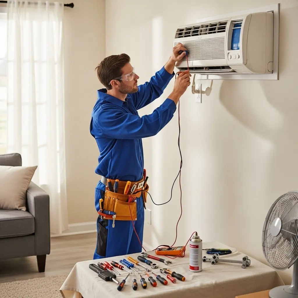 Kazan Grundig Grundig klima gaz dolumu ve bakım – Enerji verimliliği artırıldı. - Teknik servis örneği